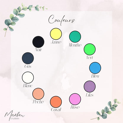 Horloge bois gravée prénom – cadeau naissance ou anniversaire enfant, décor Ourson | Murale ou à poser