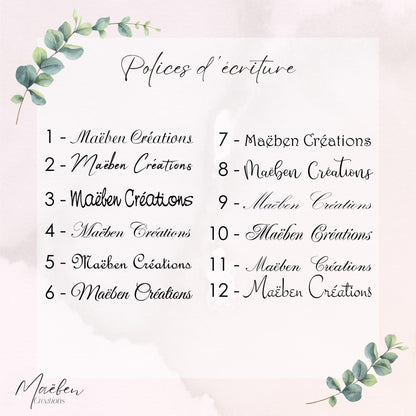 Carte cadeau enveloppe surprise annonce grossesse Landau, en bois gravé