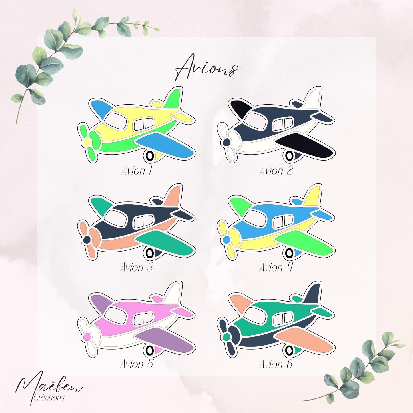 Pot à crayons et stylos en bois, cadeau pour enfants, décor avion