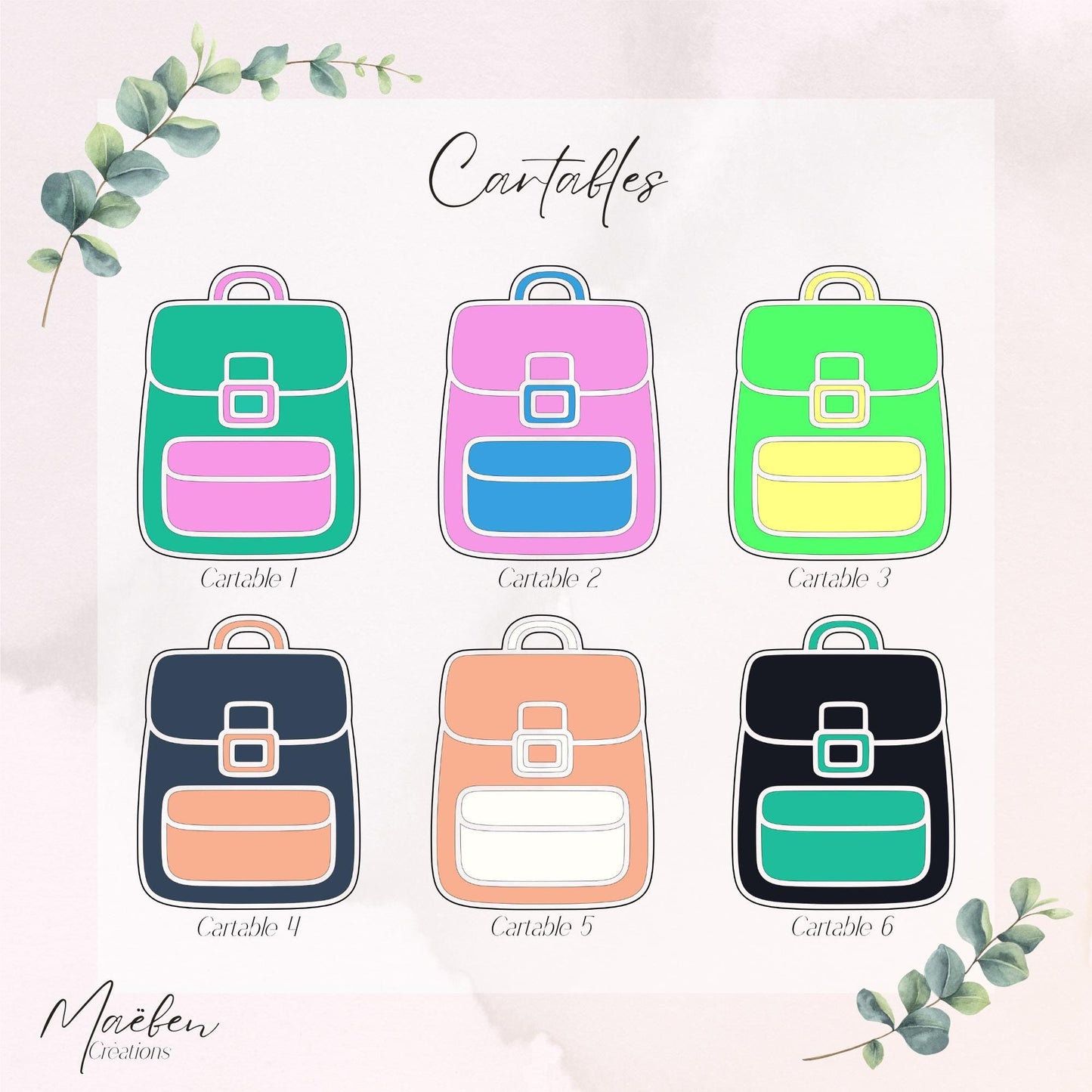 Pot à crayons et stylos en bois, cadeau pour enfants, décor cartable